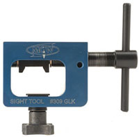 MGW GLOCK REAR SIGHT TOOL, GLOCK REAR SIGHT PUSHER,GLOCK REAR SIGHT MOVER for preventing damage to a GLOCK when servicing sights.